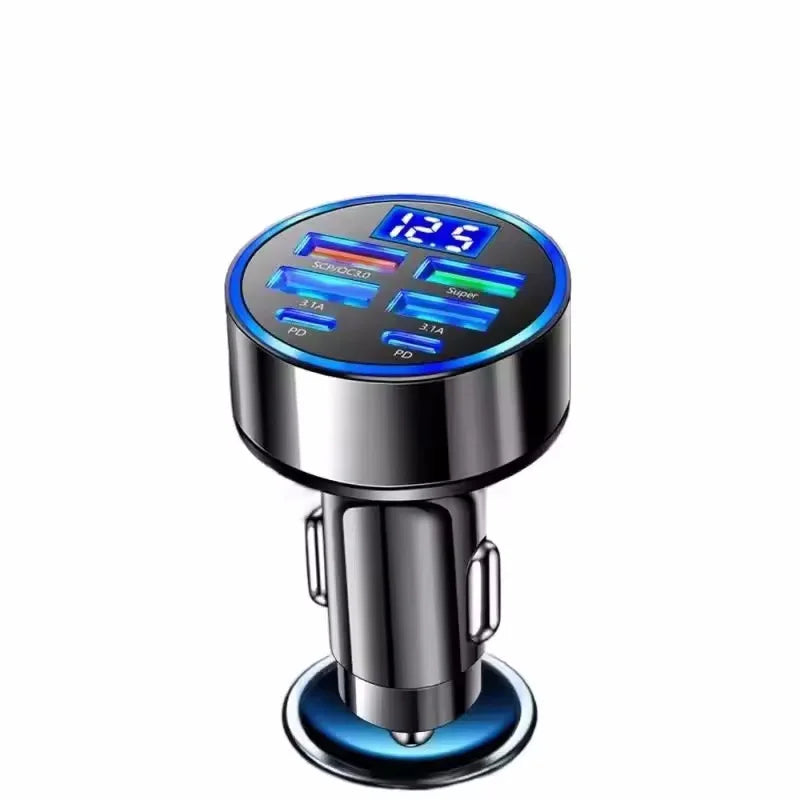🚗⚡ 350W USB-C Car Charger | PD & QC3.0 Fast Charging