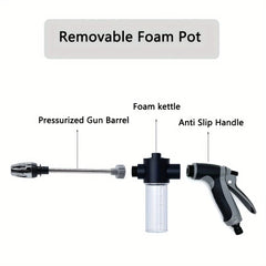 🚗💦 High-Pressure Car Wash Water Gun | Foam Spray Hose Nozzle