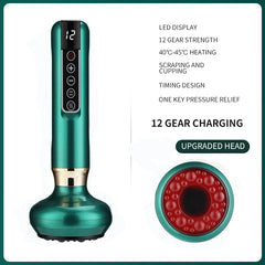 💆‍♀️✨ Intelligent Vacuum Cupping Set | Suction Massage & Guasha
