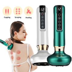 💆‍♀️✨ Intelligent Vacuum Cupping Set | Suction Massage & Guasha