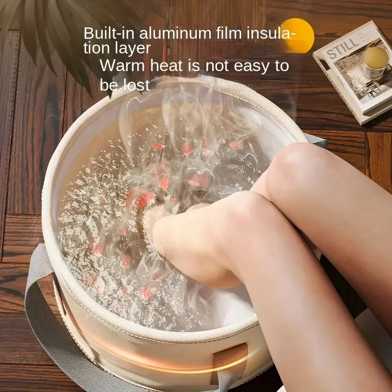 🛁✨ Foldable Foot Soak Bath Tub | Portable Foot Spa Basin 💆