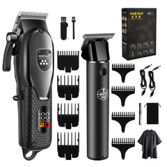 ✂️ Hiena Professional Hair Clipper | LCD Display & Electric Trimmer