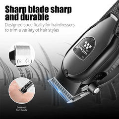 ✂️ Hiena Professional Hair Clipper | LCD Display & Electric Trimmer