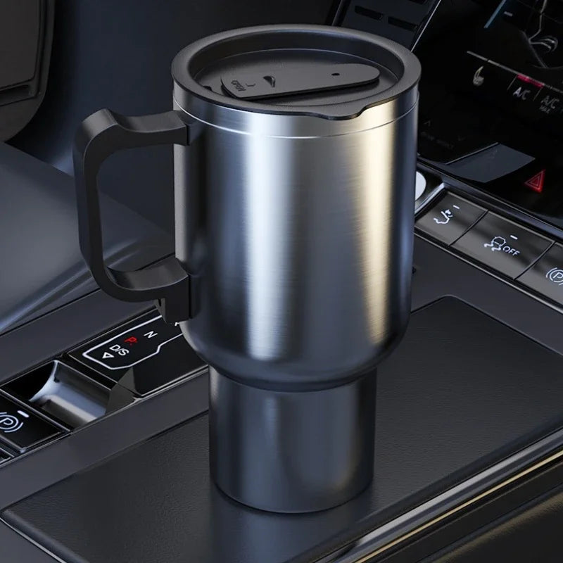 🚗⚡ 12V 450ml Car Kettle | Electric Heating Mug ☕🔥