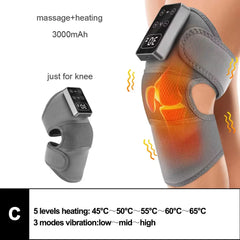 🔥💆 3-in-1 Heated Vibration Massage Pad | Knee, Shoulder & Elbow