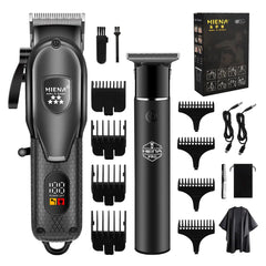 ✂️ Hiena Professional Hair Clipper | LCD Display & Electric Trimmer
