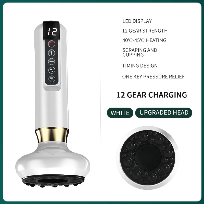💆‍♀️✨ Intelligent Vacuum Cupping Set | Suction Massage & Guasha