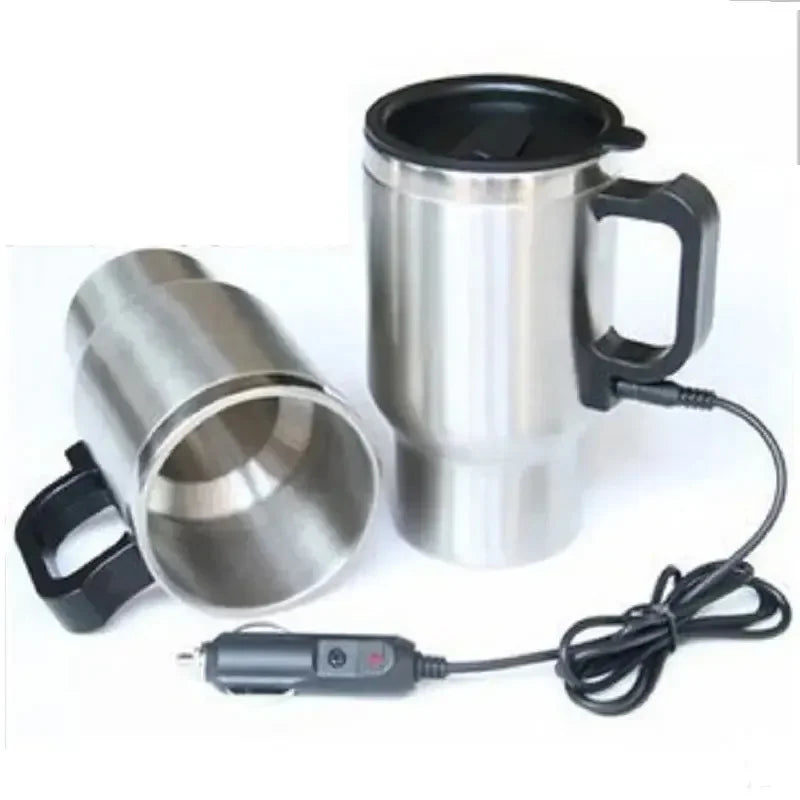 🚗⚡ 12V 450ml Car Kettle | Electric Heating Mug ☕🔥