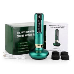 💆‍♀️✨ Intelligent Vacuum Cupping Set | Suction Massage & Guasha