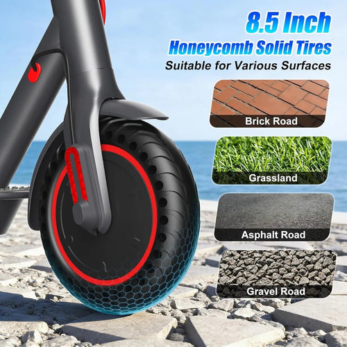Electric Scooter with App for Adults 350W Motor 36V 5.2Ah Battery Up to 19 Miles Range Foldable E Scooter Solid Tire 8.5'' - securova.shopsecurova.shopsecurova.shop14:366#8501;200007763:2013361068501Electric Scooter with App for Adults 350W Motor 36V 5.2Ah Battery Up to 19 Miles Range Foldable E Scooter Solid Tire 8.5''United States